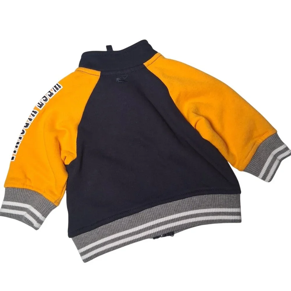 WVU Mountaineers Sweatshirt Baby 3-6 Mos Zip Up West Virginia University Sports - Picture 3 of 16